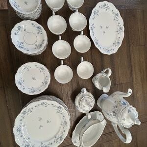 Johann Haviland Bavarian Platinum Trim vintage rare